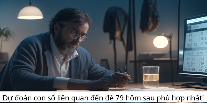 Dự đoán con số liên quan đến đề 79 hôm sau phù hợp nhất!